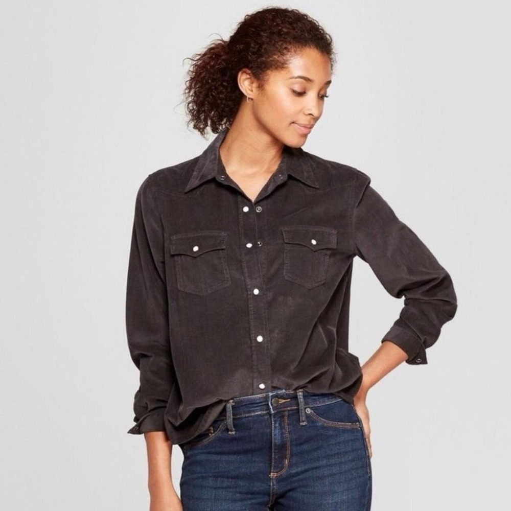 Universal Thread Pearl Snap Cowboy Blouse